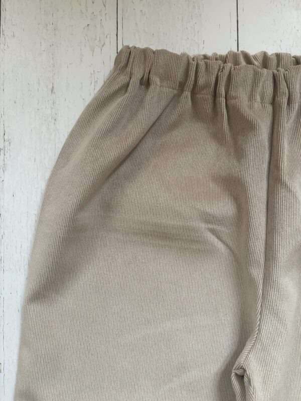 Pantalone in velluto bambina-bambino con elastico - immagine 6